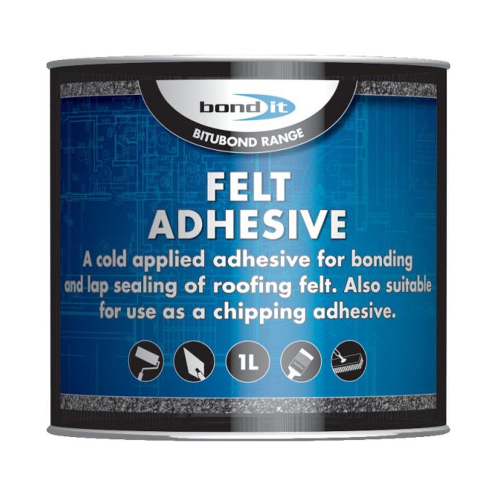 Bond It Felt Adhesive Black 1L