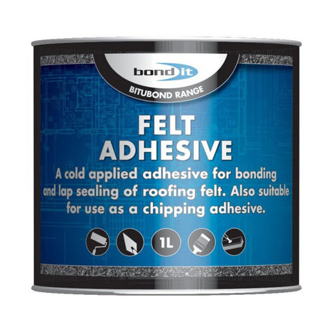 Bond It Felt Adhesive Black 1L