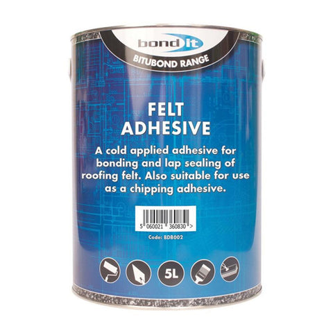 Bond It Felt Adhesive Black 5L