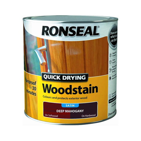 Ronseal Quick Drying Woodstain - Satin 250ml