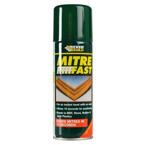 Everbuild Mitre Fast Industrial Kit Superglue & Activator