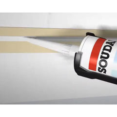 Soudal Stay Fresh Premium Sanitary Sealant Ice White 290ml Twin Pack