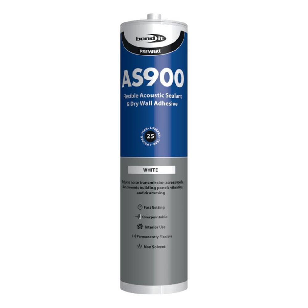 Bond It AS900 Acoustic Sealant White 900ml