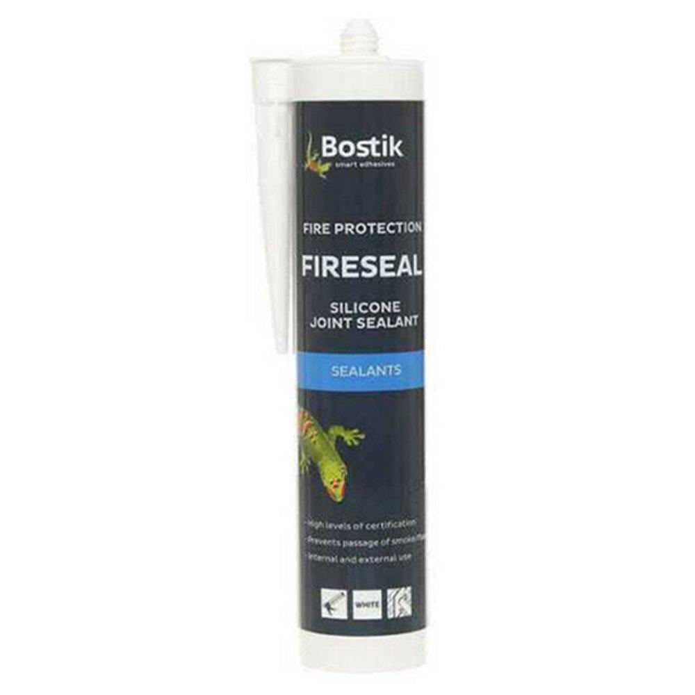 Bostik Fireseal Silicone Sealant White 310ml