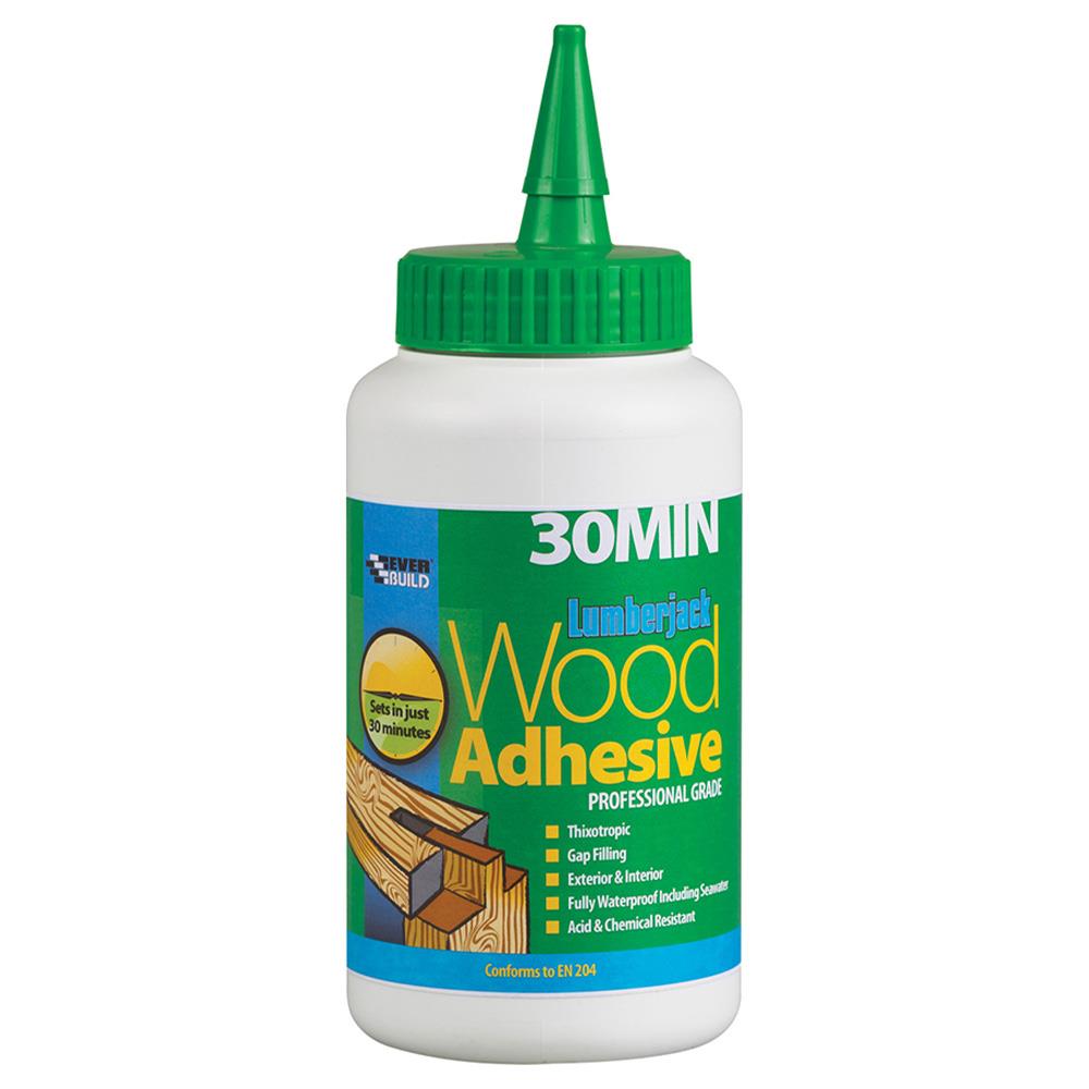 Everbuild Lumberjack 30 Min PU Wood Adhesive Brown 750g