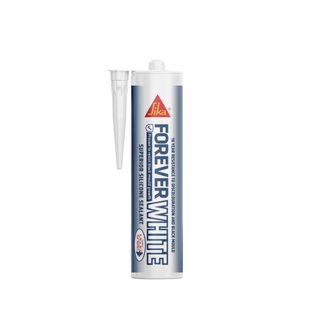 Sika Forever White Silicone Sealant 295ml