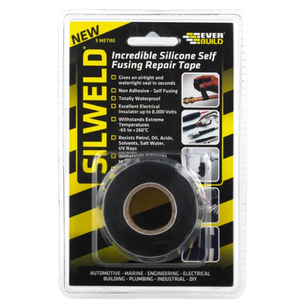 Everbuild Silweld Repair Tape Black 3m