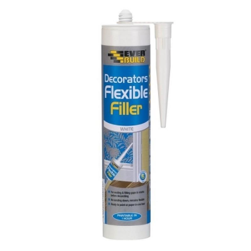 Everbuild Flexible Decorators Filler White 290ml