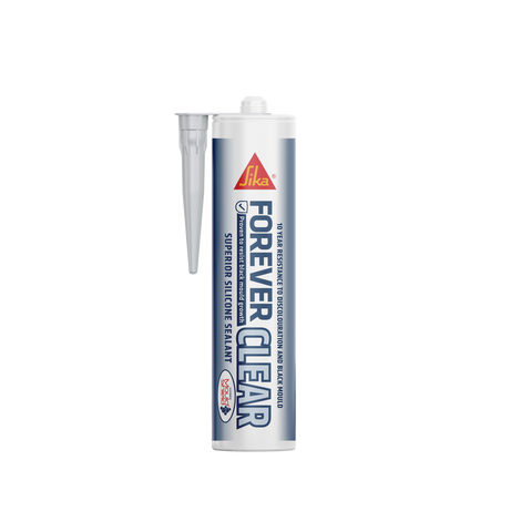 Sika Forever Clear Silicone Sealant  295ml