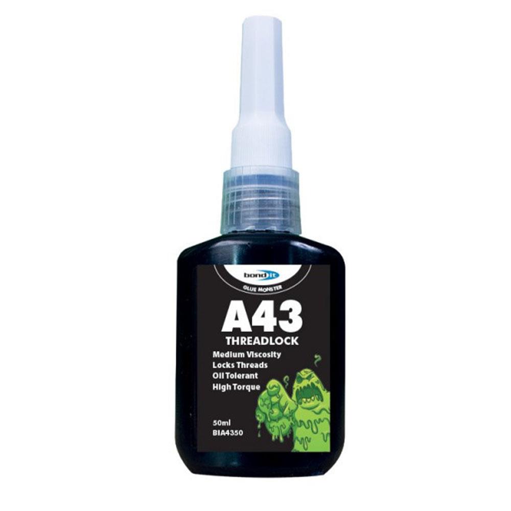 Bond It A43 Threadlock Oil Tolerant Adhesive Blue 50ml