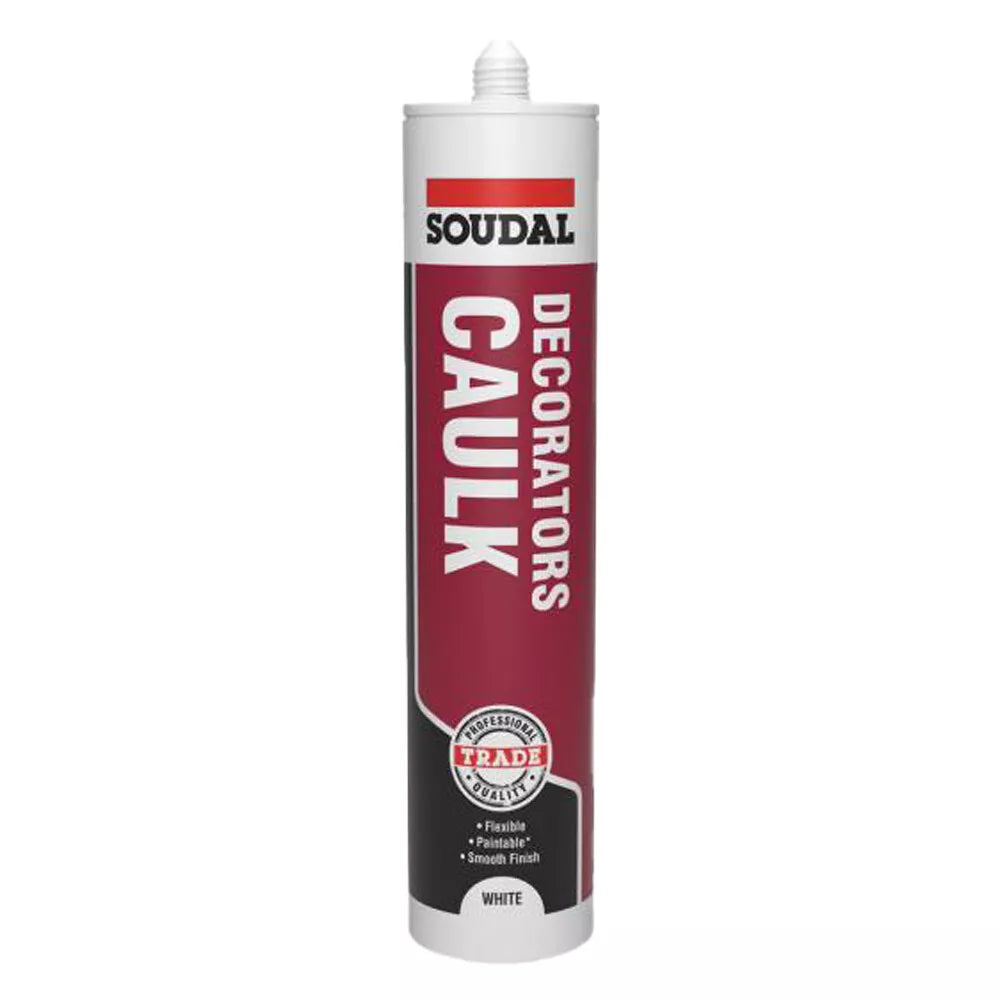 Soudal Decorators Caulk - White 380ml