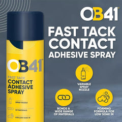 OB41 Fast Tack Contact Adhesive - 500ml