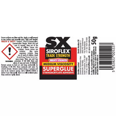 Siroflex Trade Medium Viscosity Superglue - 50g