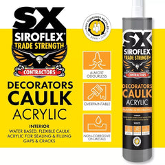 Siroflex Trade Acrylic Decorators Caulk - 300ml