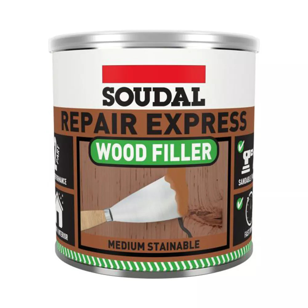 Soudal Repair Express Two Part Wood Filler