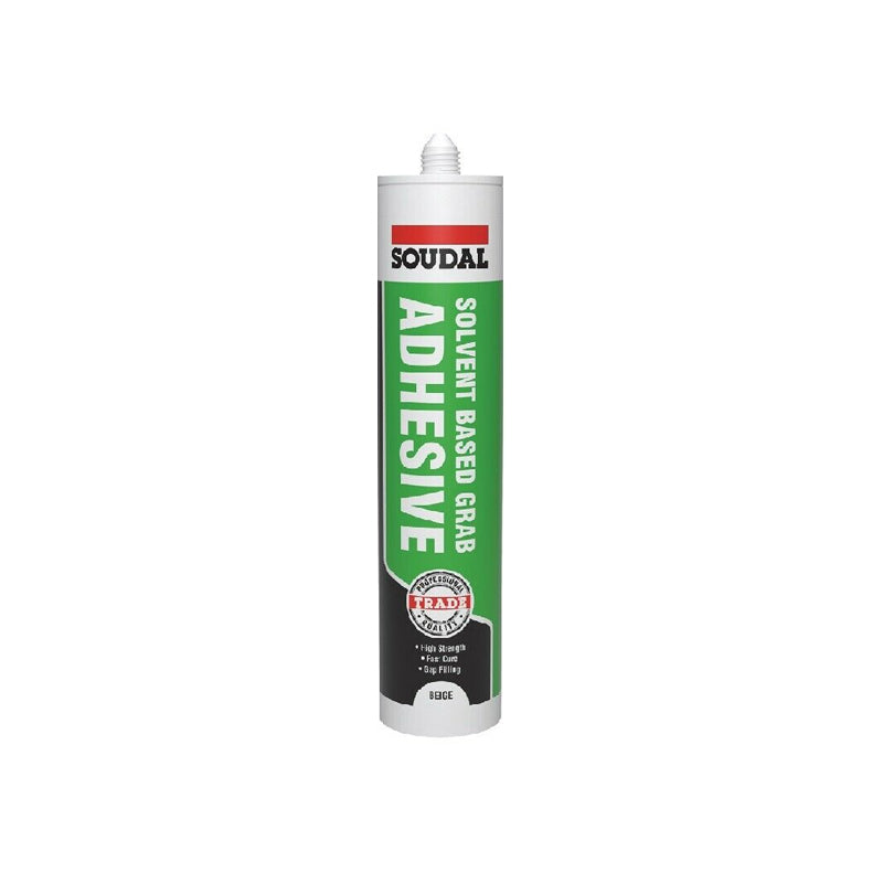 Soudal Grab Solvent Based Adhesive - Beige